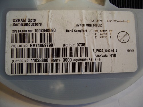 1000 diodo luminoso led smd - led,