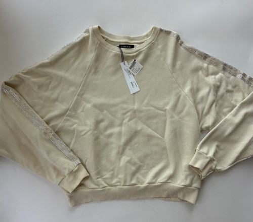 Felpa cristallo beige liberal - felpa,
